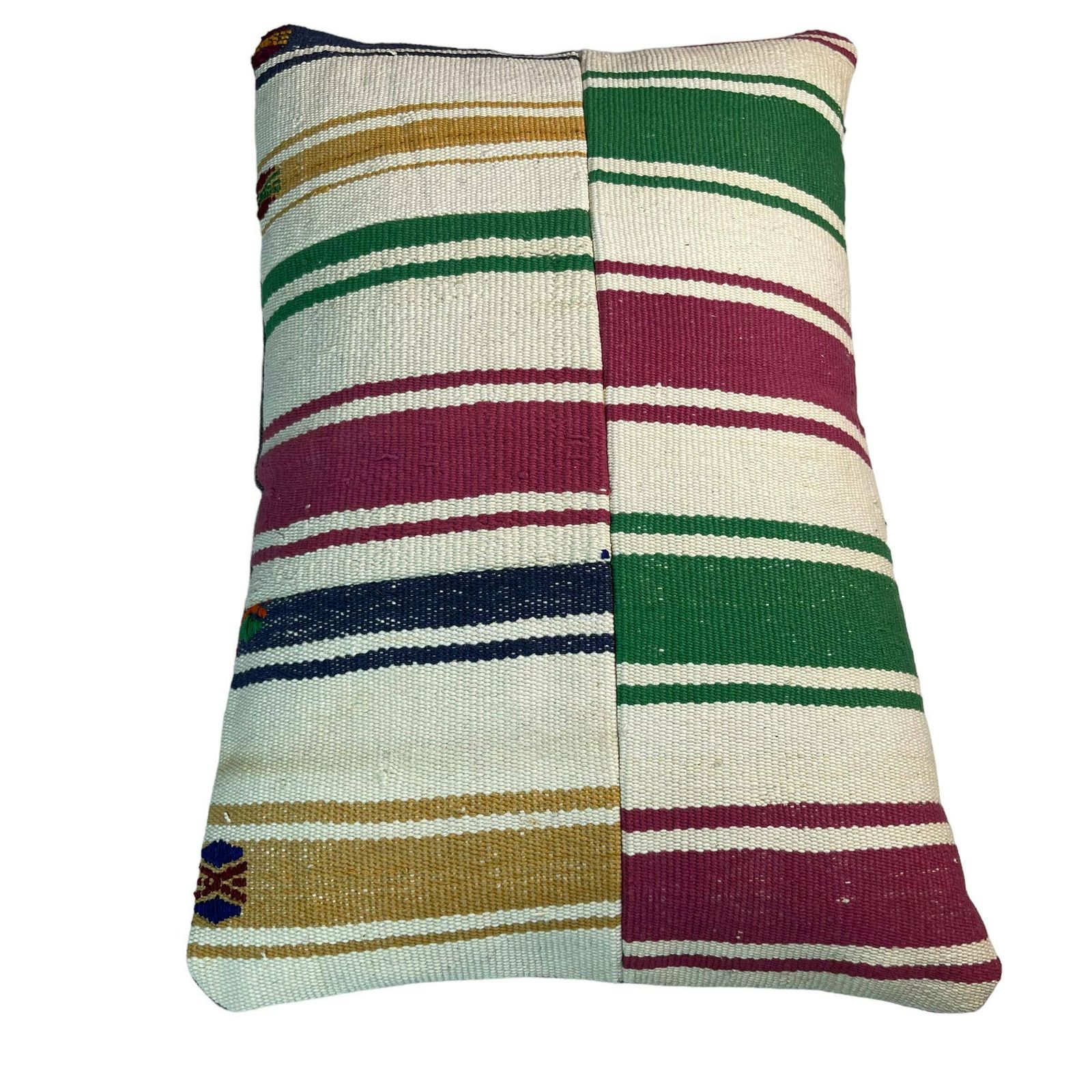 40x60 Cm Vintage Turkish Handmade Cushion Cover, 16''X 24'' Decorative Pillow For Bedroom photo vintage
