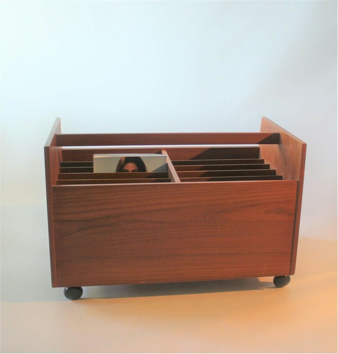 Magazine Rack In Teak By Rolf Hesland For Bruksbo Norway 1960s photo furniture