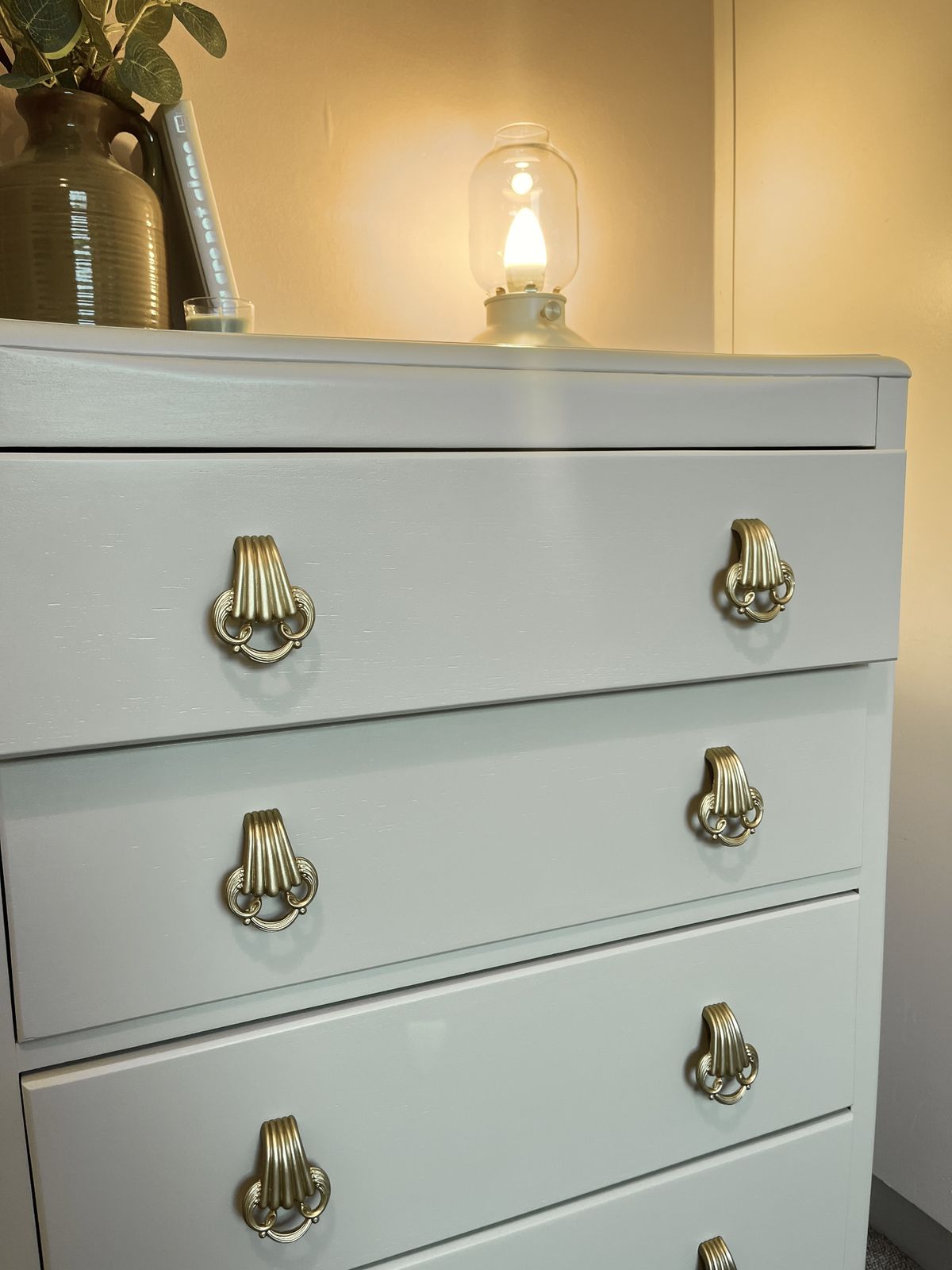 Harris Lebus Chest Of Draws With Original Coin photo for sale