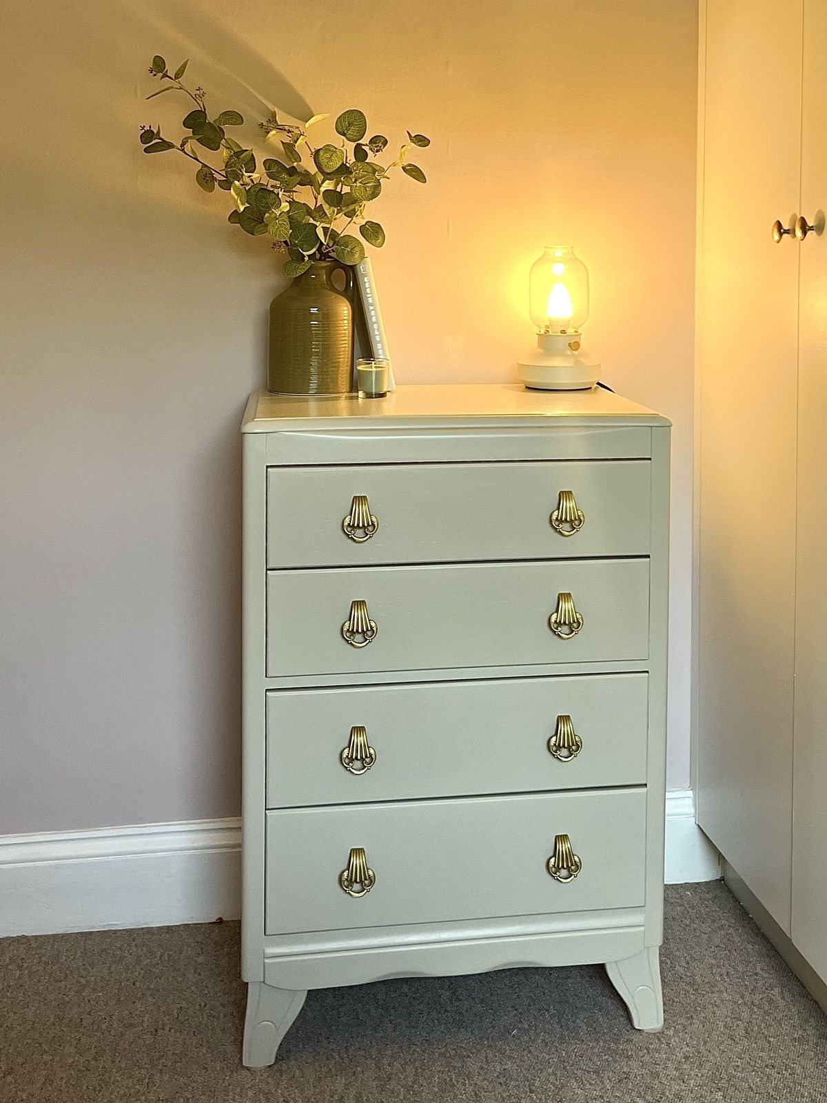 Harris Lebus Chest Of Draws With Original Coin photo furniture