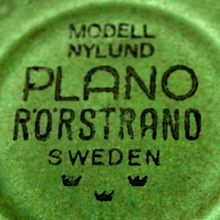 Gunnar Nylund, Rörstrand Art Deco "Plano" Vase In Ceramics With Art Nouveau Lid photo buy