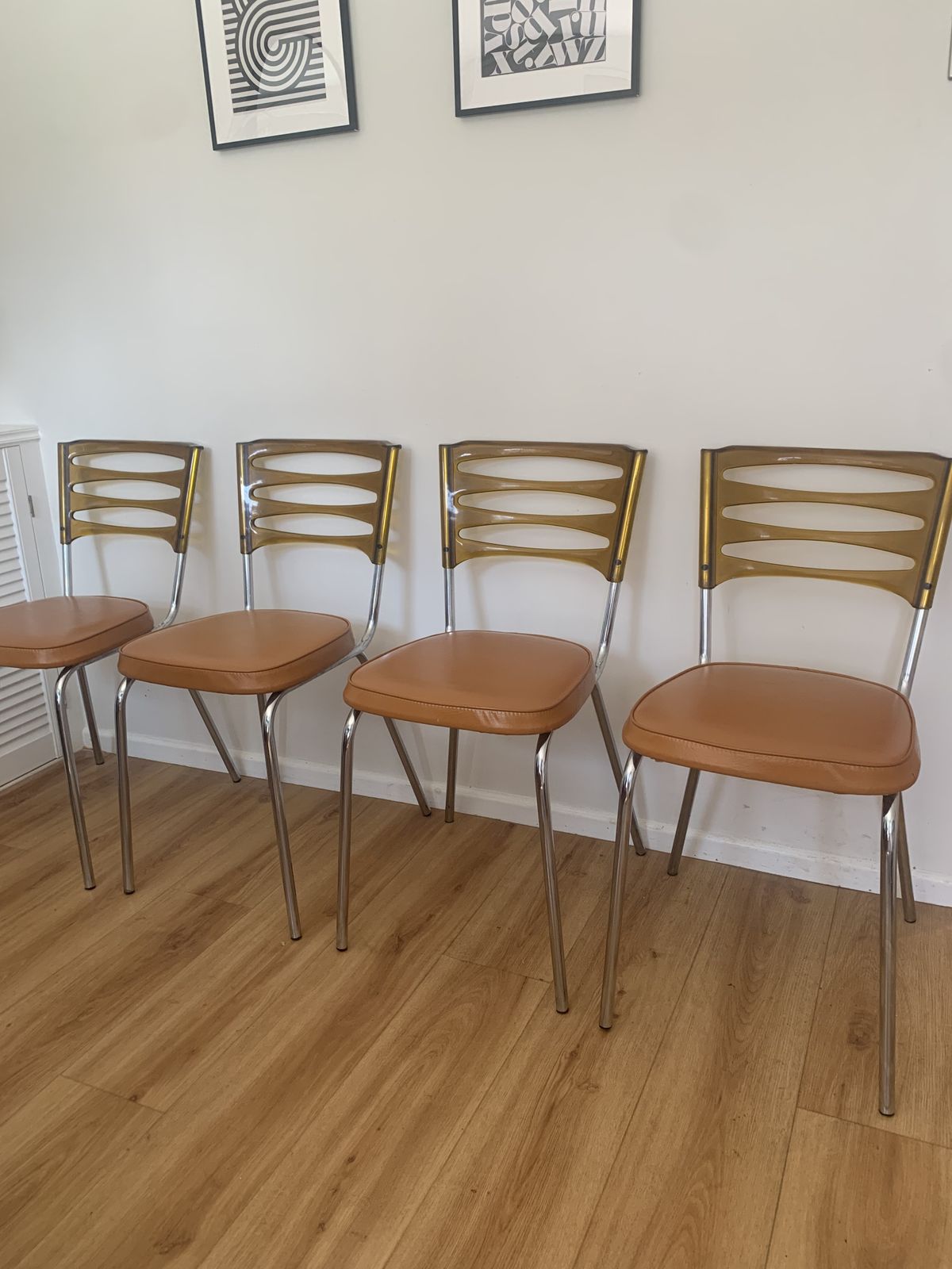 Mid Century Original 1960’s Keron Dining Chairs  Set Of 4
