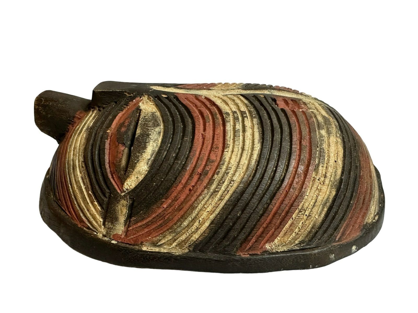Wooden Kifwebe Mask, Luba And Songye Comuniities, Congo, Africa photo vintage