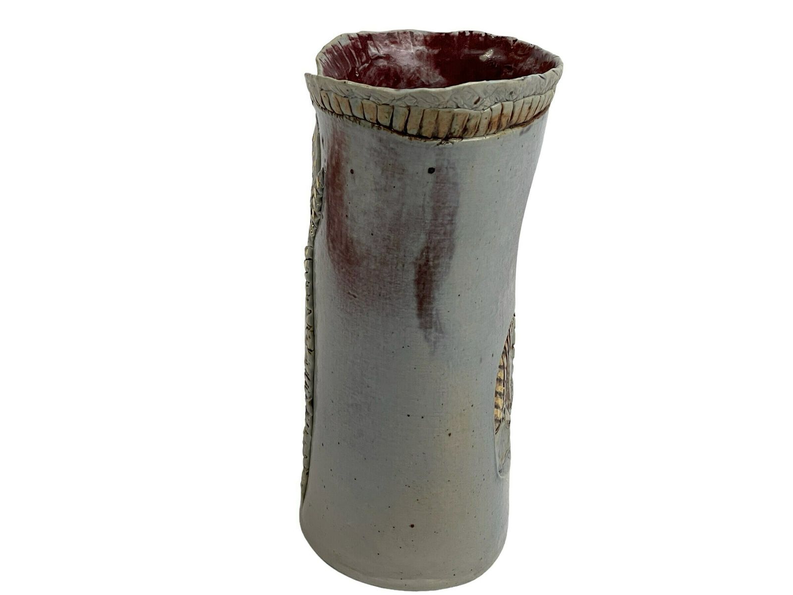 Vase With A Motif Of Birds In A Nest By Danish Ceramist Gerda Ostergaard (Gerda østergaard), Scandinavian Ceramics photo 171.0