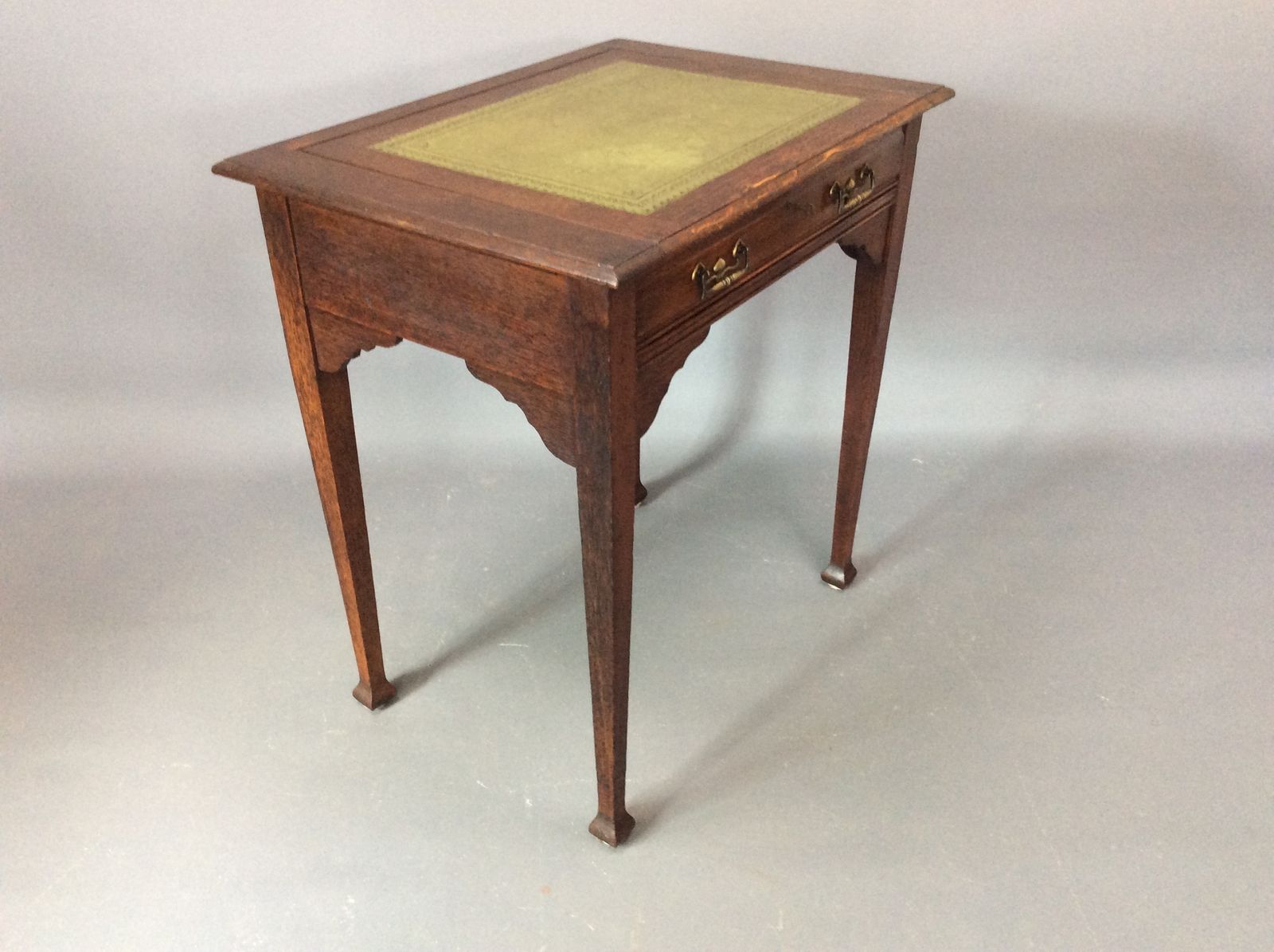 Arts & Crafts Stones Patent Oak Desk C1900 photo vintage