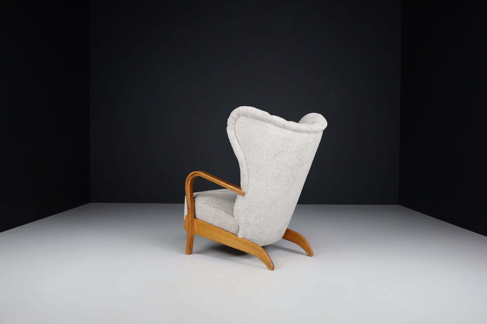 Koželka And Kropáček Wingback Armchair Czechia, 1940s photo 7277.0