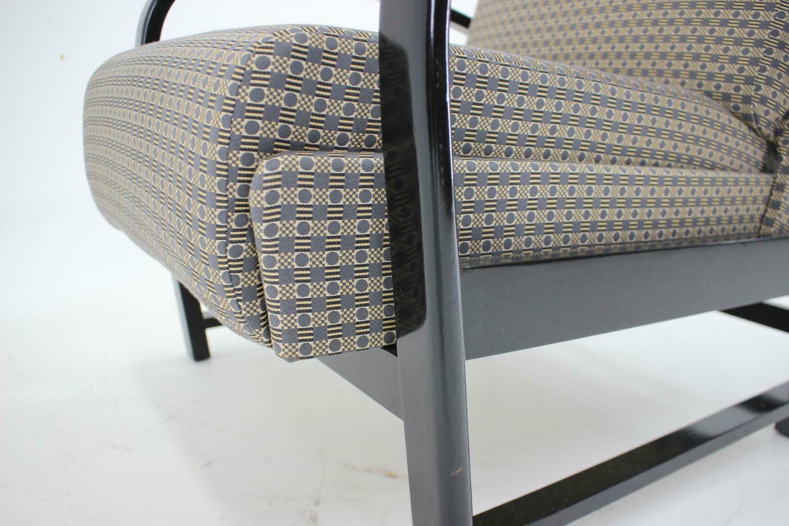 photo vinterior 1940s Kropacek Kozelka Adjustable Armchair, Czechoslovakia