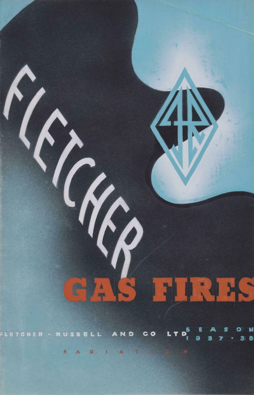 Brownbridge Fletcher Gas Fires Brochure 1937 Painted Design By Brownbridge 1937