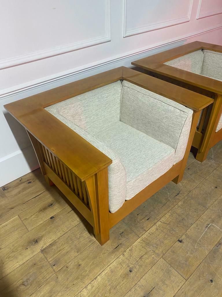 Pair Of French Mid Century Modern Armchairs photo 3200.0