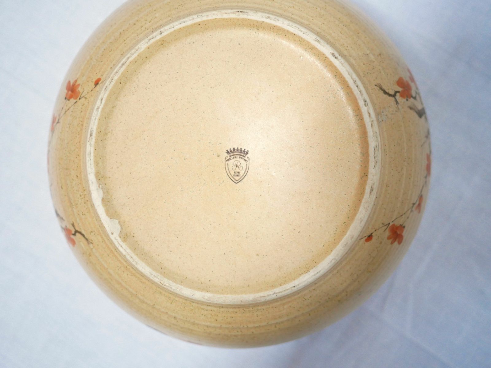 Vintage Porcelain Salad Bowl By Maison Revol, France photo buy