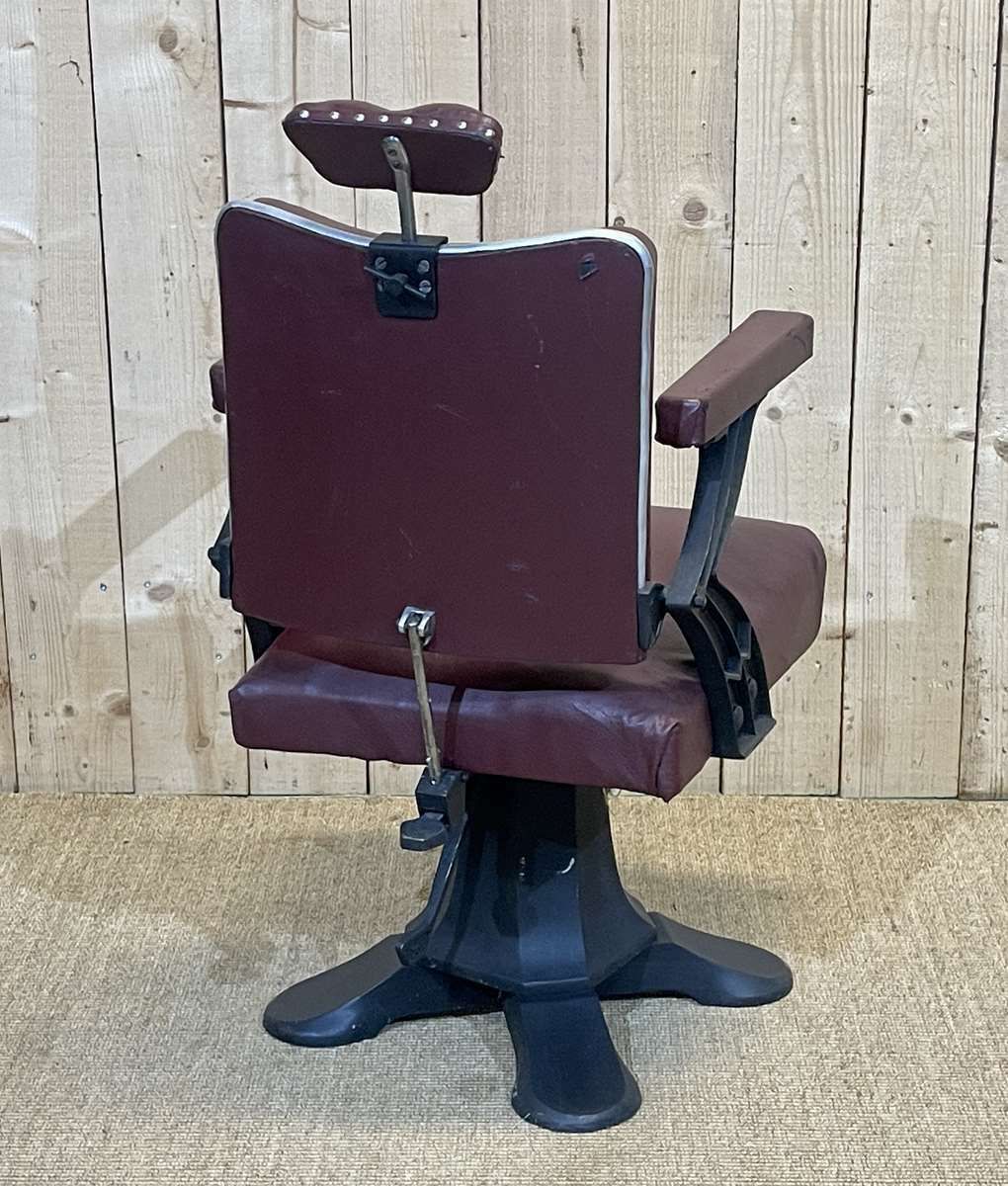 1950s Hairdresser's Chair In Skai photo for sale