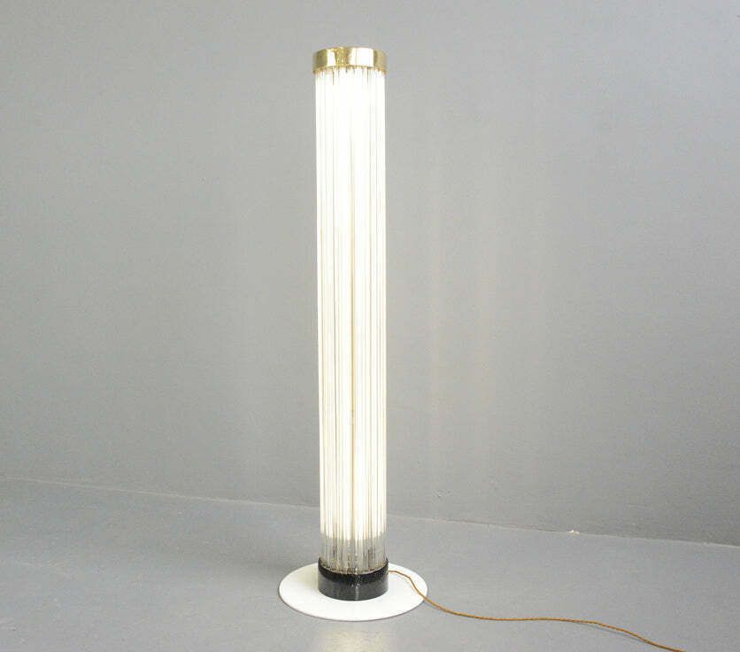 Glass Rod Floor Lamp By Jaroslav Bejvl For Kamenicky Senov