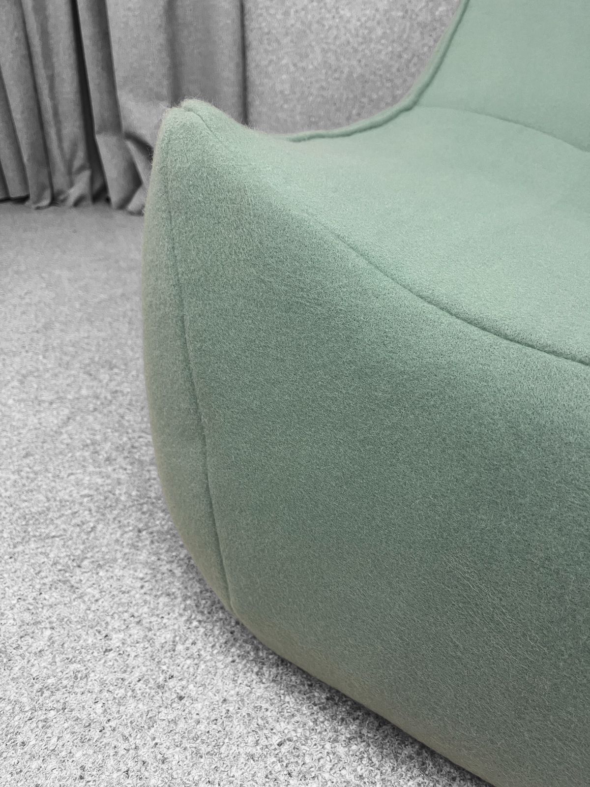 Furniture Vintage Sake Two Seater Modular Mint Colour Sofa By Ligne Roset photo