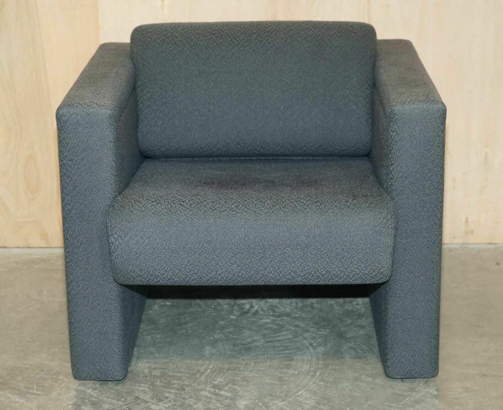 Original Pair Of 1988 Trix And Robert Haussmann For Knoll Mirrored Armchairs photo for sale