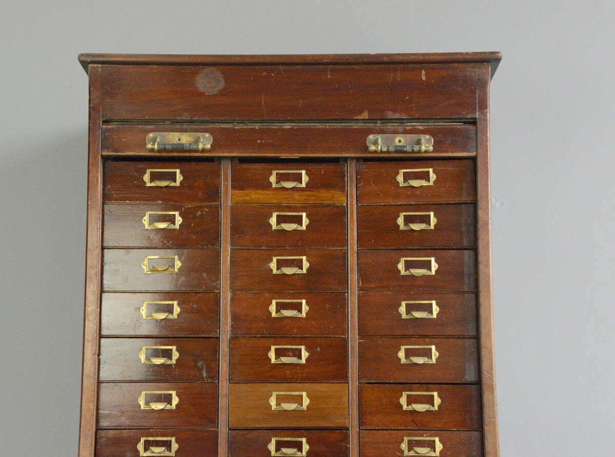 Early 20th Century Mahogany Solicitors Drawers photo for sale