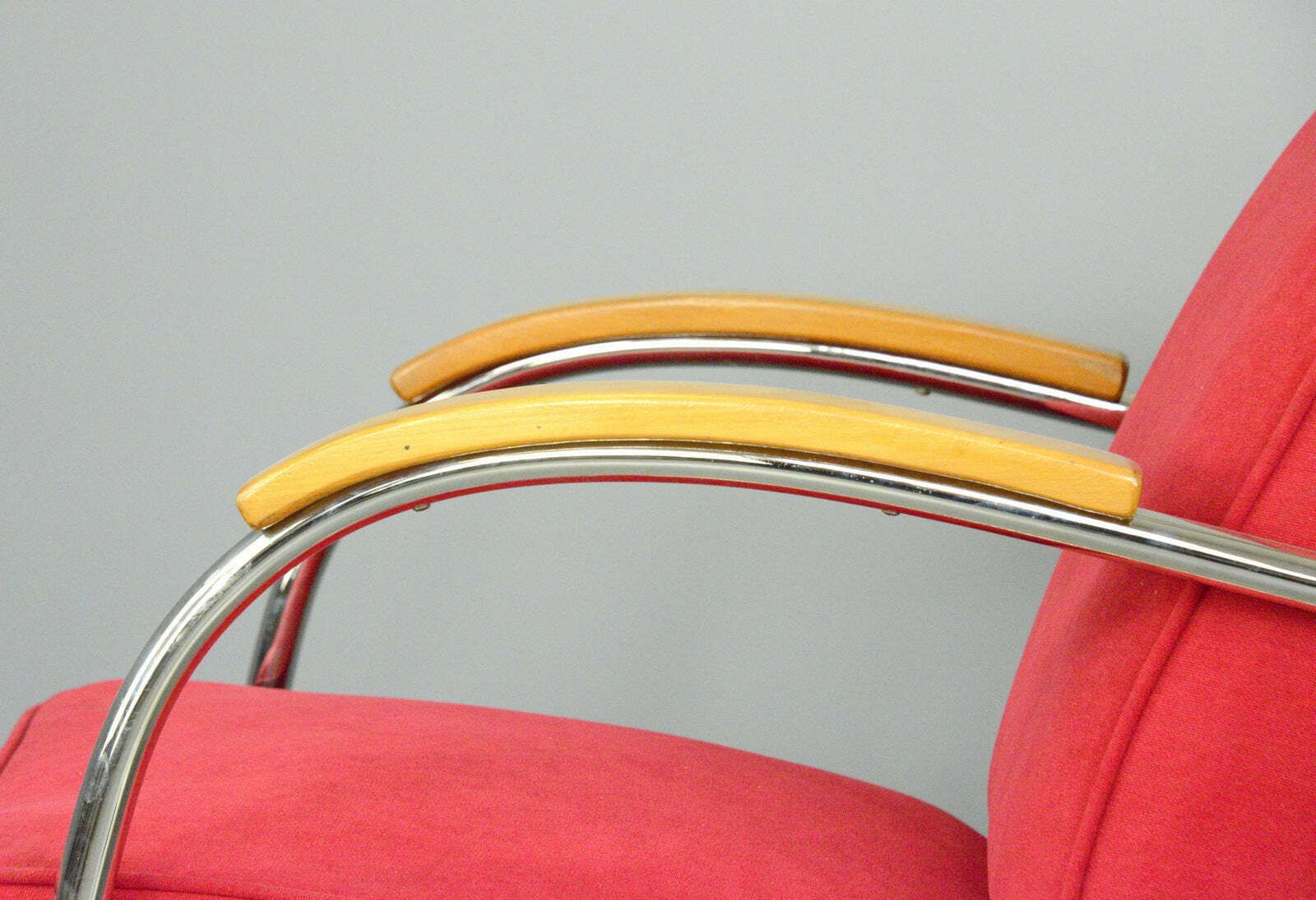 Bauhaus Armchair By Mucke Melder Circa 1930s photo buy