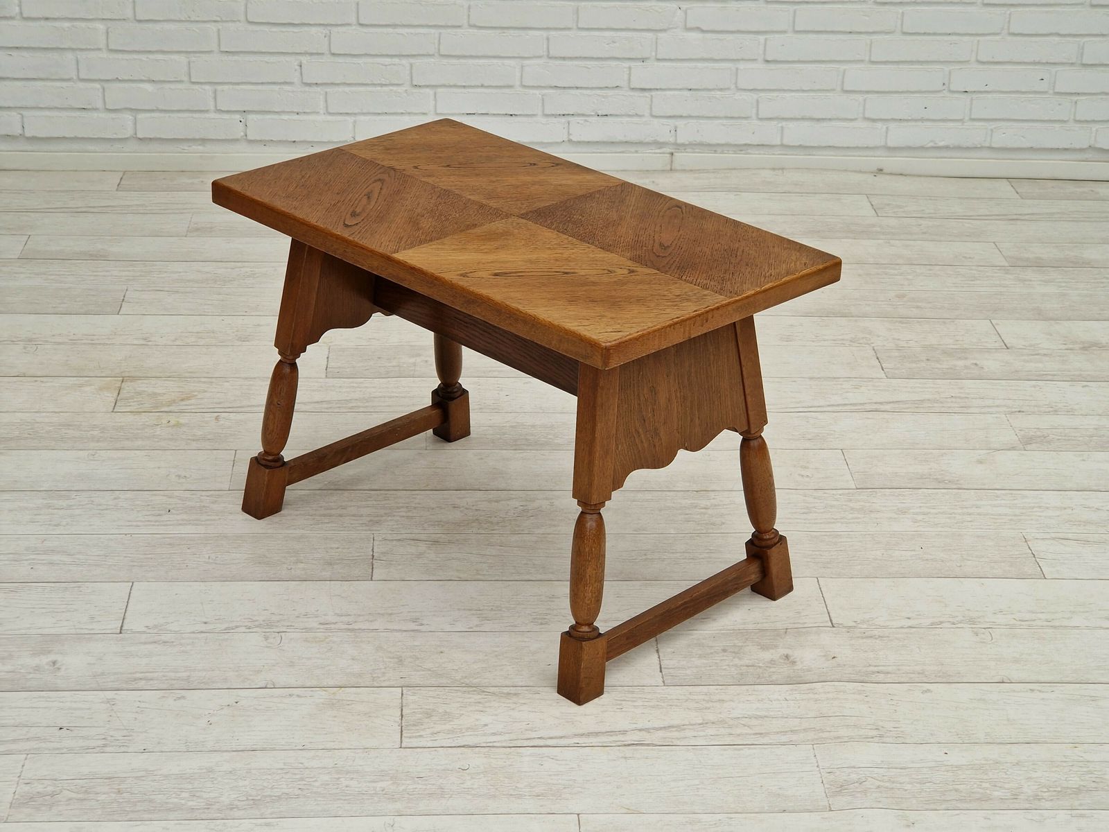 1950s, Danish Design, Oak Wood Coffee Table, Original Condition. photo Furniture