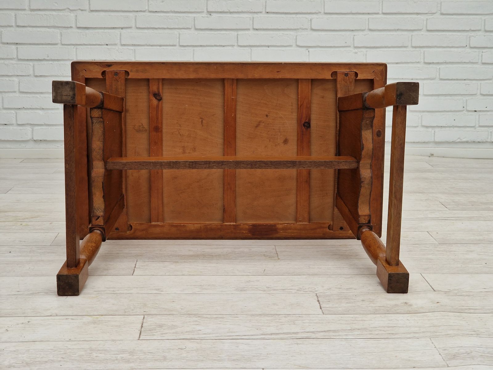 photo for sale 1950s, Danish Design, Oak Wood Coffee Table, Original Condition.