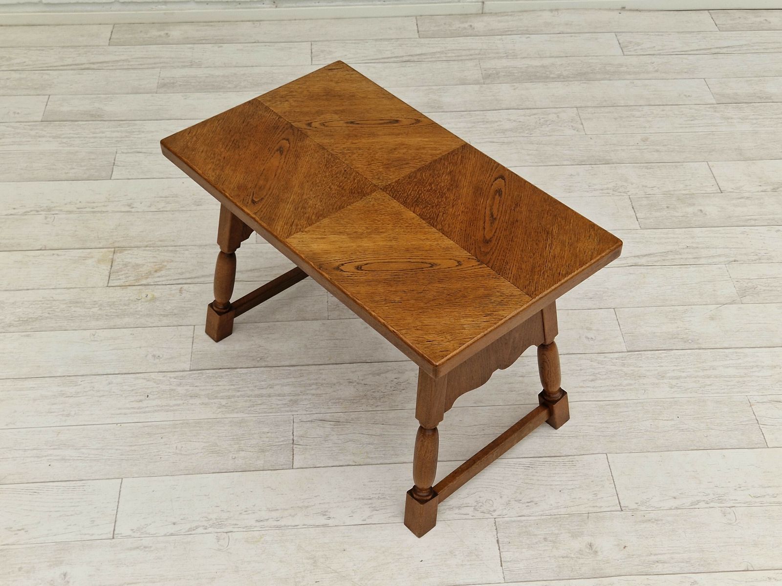 Furniture 1950s, Danish Design, Oak Wood Coffee Table, Original Condition. photo