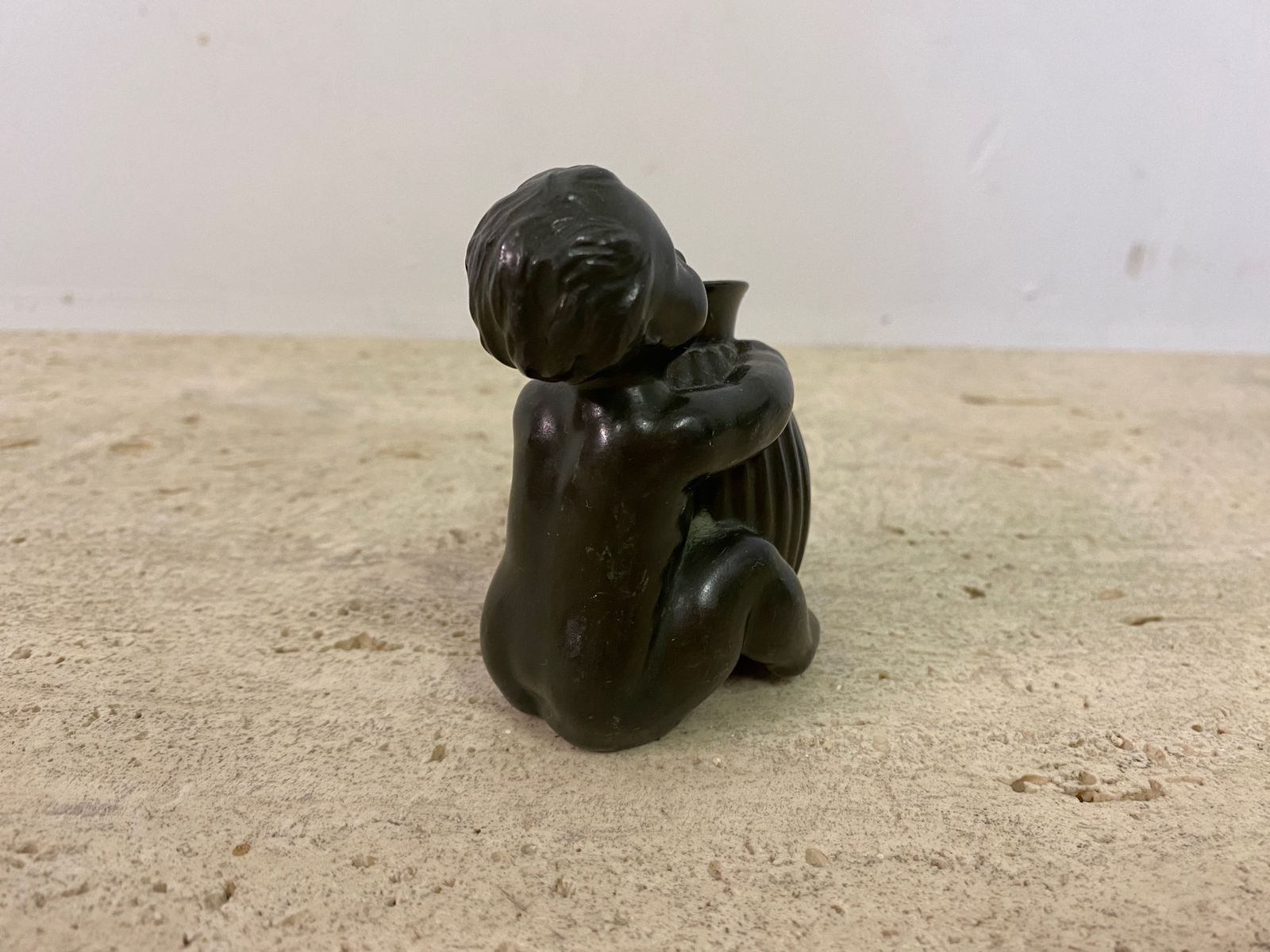 Small Baby Figurine Pen Holder By Just Andersen photo vinterior