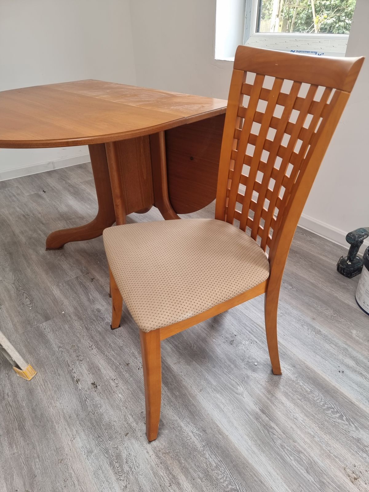 Morris Of Glasgow Mid Century Modern Dining Table With 6 Chairs photo vinterior