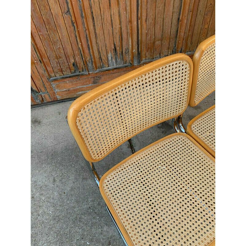 Pair Of Mid Century Cesca Chairs By Marcel Breuer photo vinterior