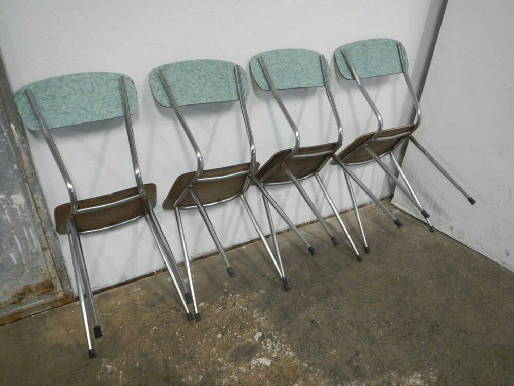 Speckled Green Formic Set, 1960s, Set Of 4 photo for sale