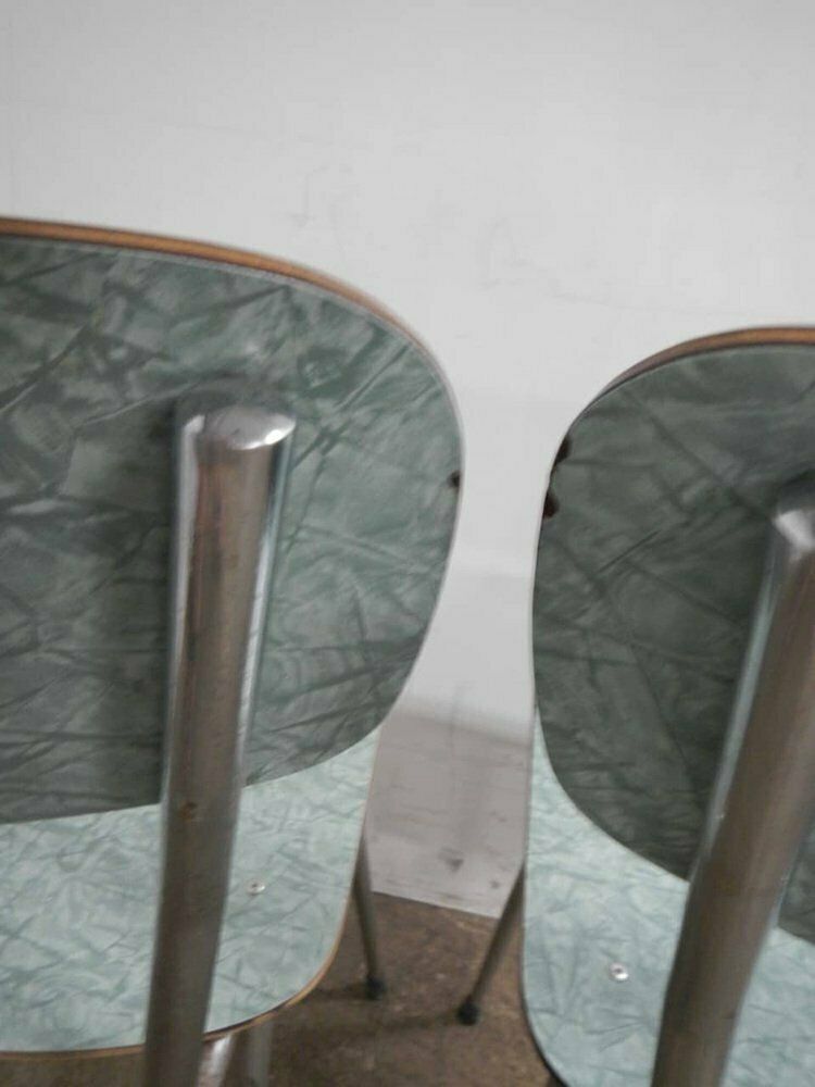 photo furniture Speckled Green Formic Set, 1960s, Set Of 4