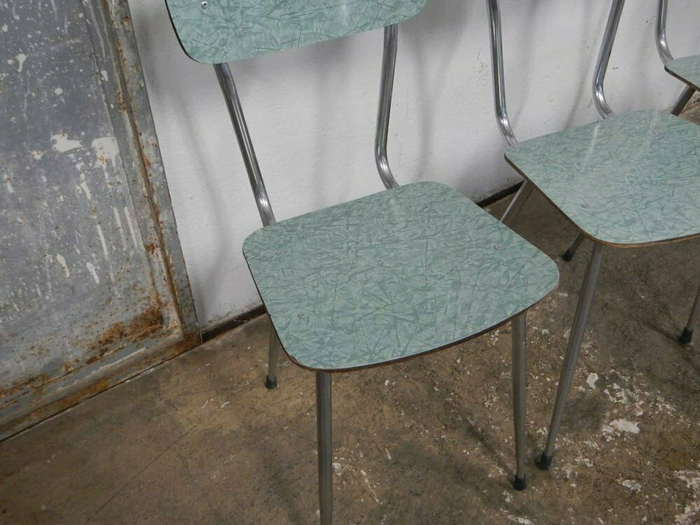 299.52 Speckled Green Formic Set, 1960s, Set Of 4 photo