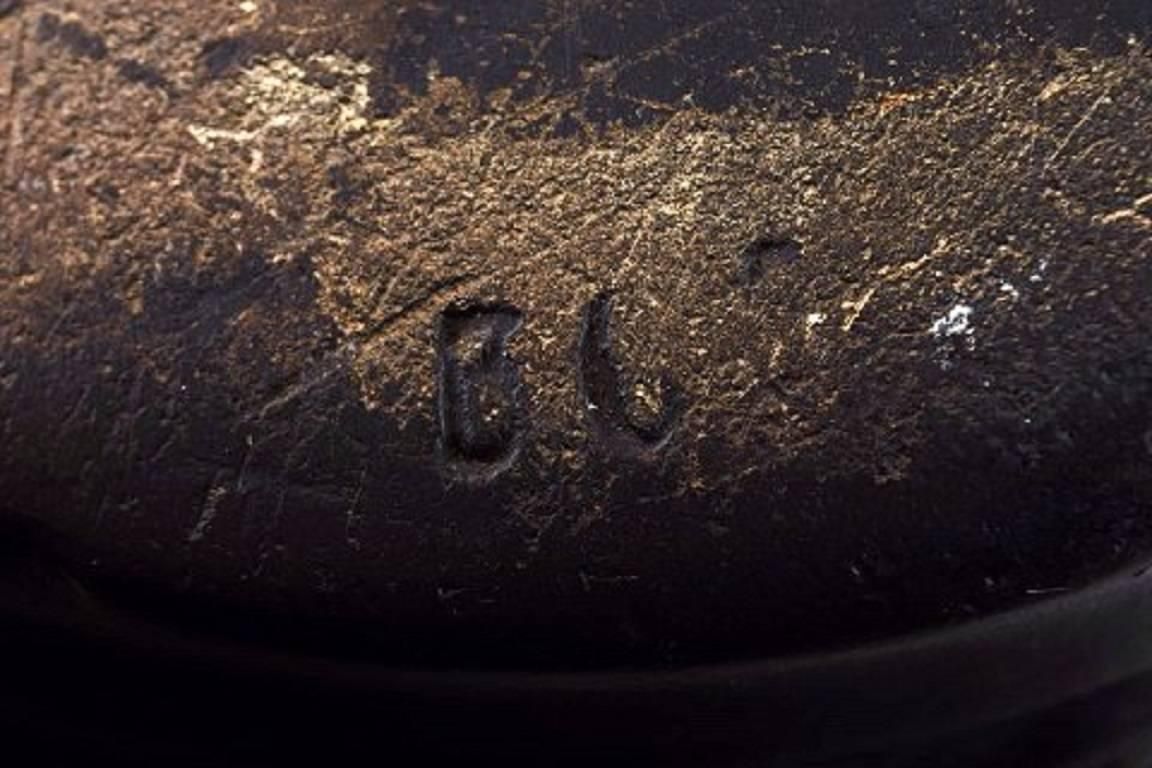 Hjorth / Ipsen's, Bornholm, Art Nouveau Art Pottery Vase In Bindesboll Style photo vinterior