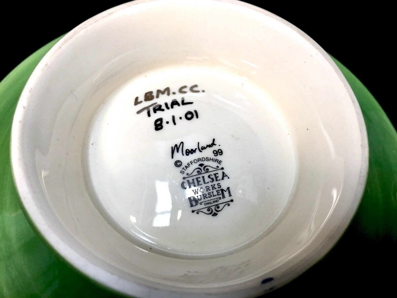 Lise B Moorcroft   Pottery Pin Dish Bowl Signed Lbm   Moorland Chelsea Works photo Home Decor