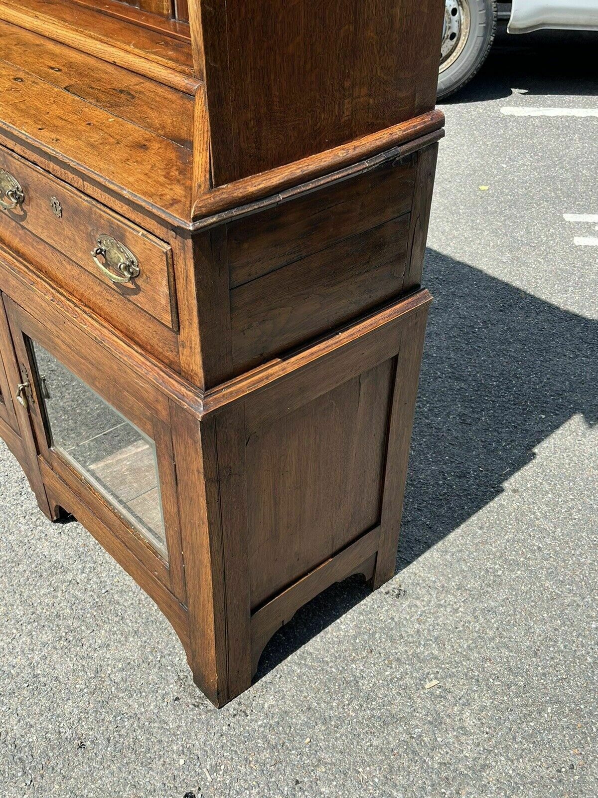 photo buy Georgian Oak Dresser, Amazing Colour, Loads Of Storage.