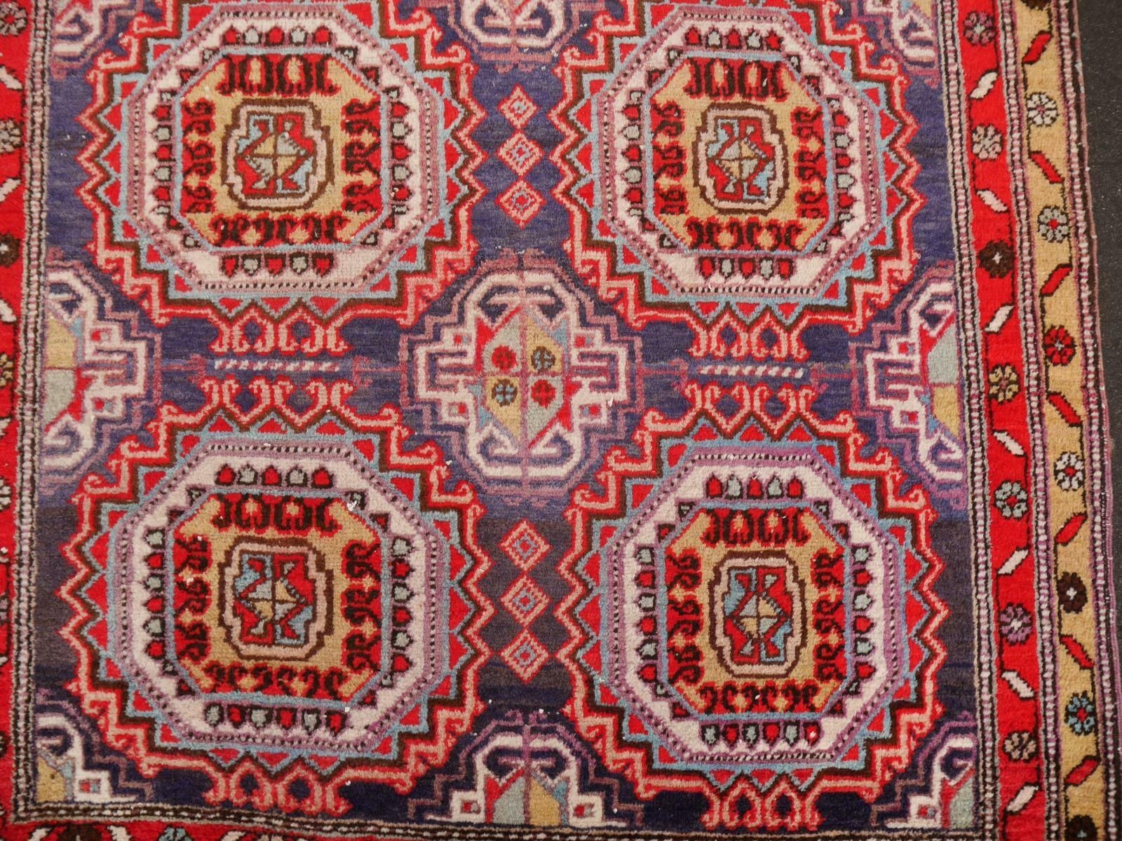 Loper Kaukasisch Tapijt Vintage Azeri Turkmeens Design Djoharian Collection photo buy