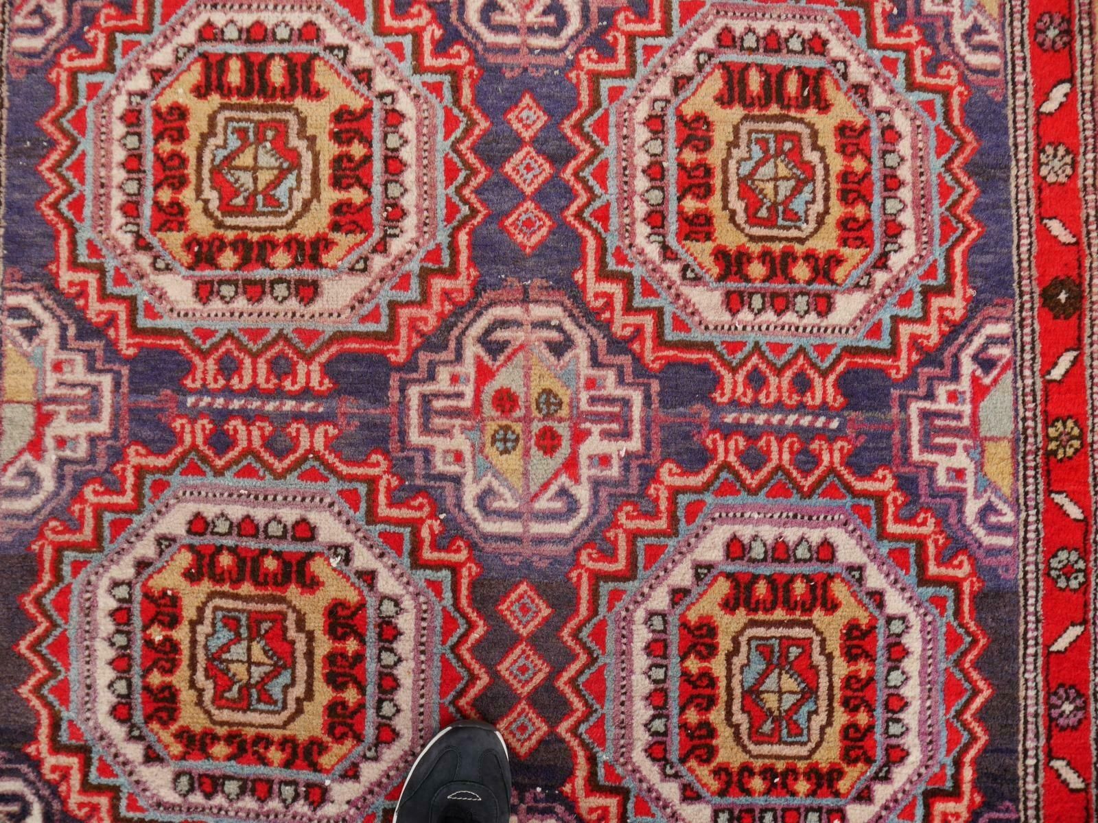 Loper Kaukasisch Tapijt Vintage Azeri Turkmeens Design Djoharian Collection photo vintage