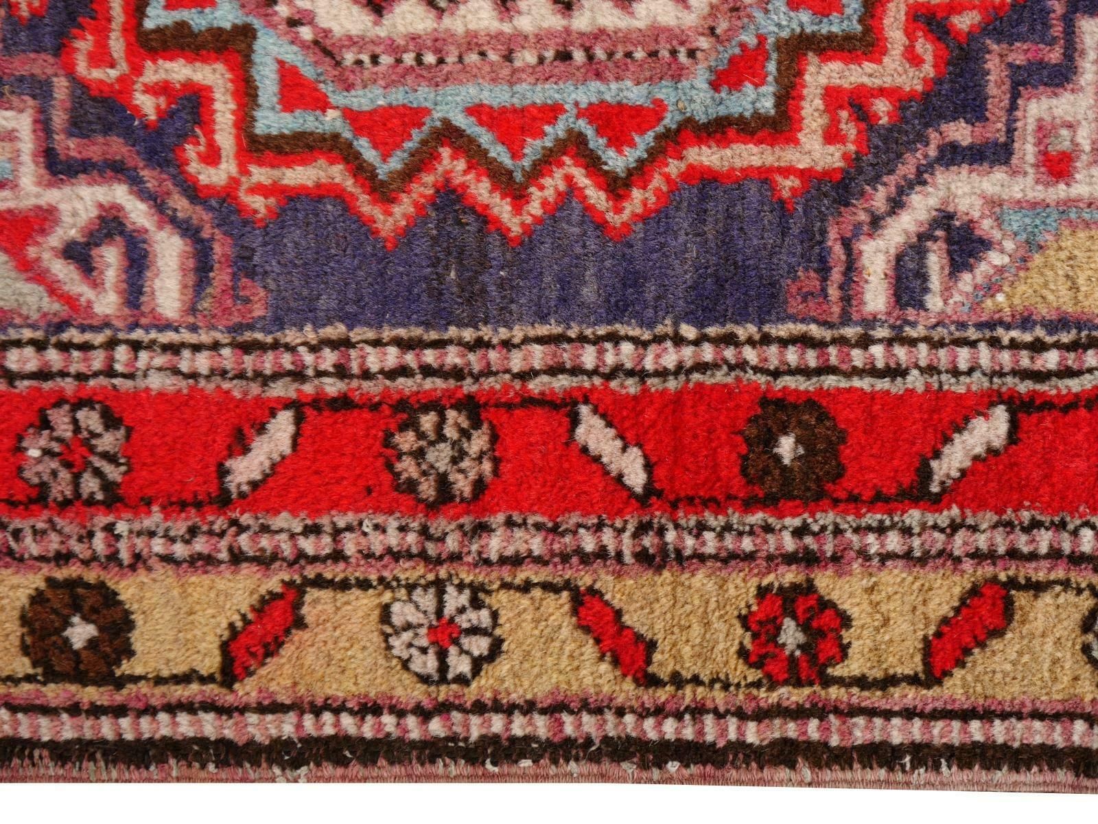 photo vintage Loper Kaukasisch Tapijt Vintage Azeri Turkmeens Design Djoharian Collection