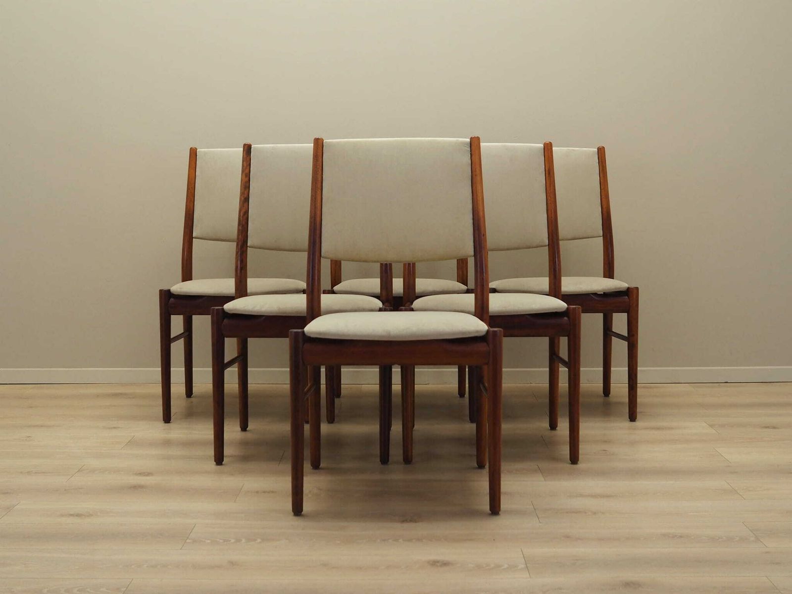 Set Van Zes Mahonie Stoelen, Deens Design, Jaren 1970, Fabrikant: Skovby Møbelfabrik photo furniture