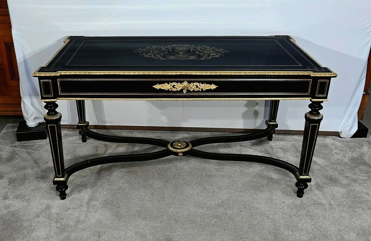 All Sided Desk, Napoleon III Period – Mid 19th Century photo furniture