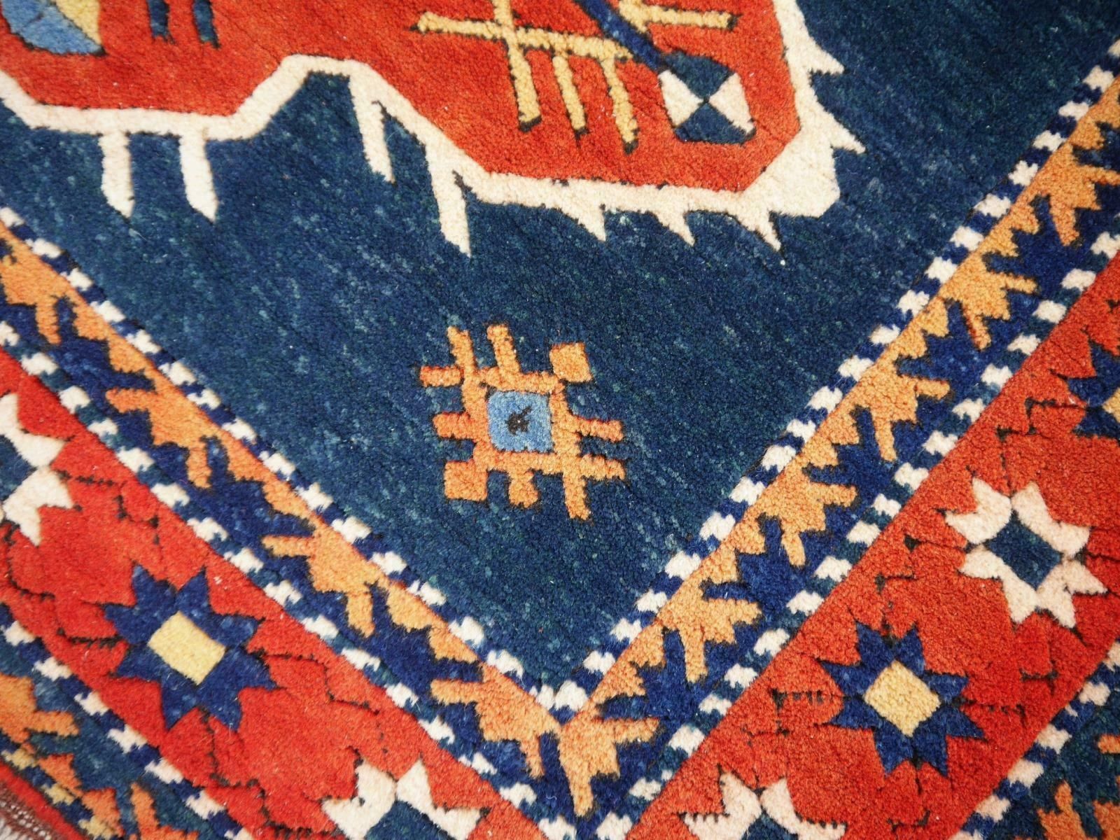 Turkish Azeri Rug Vintage With Caucasian And Heriz Design Djoharian Collection photo vinterior