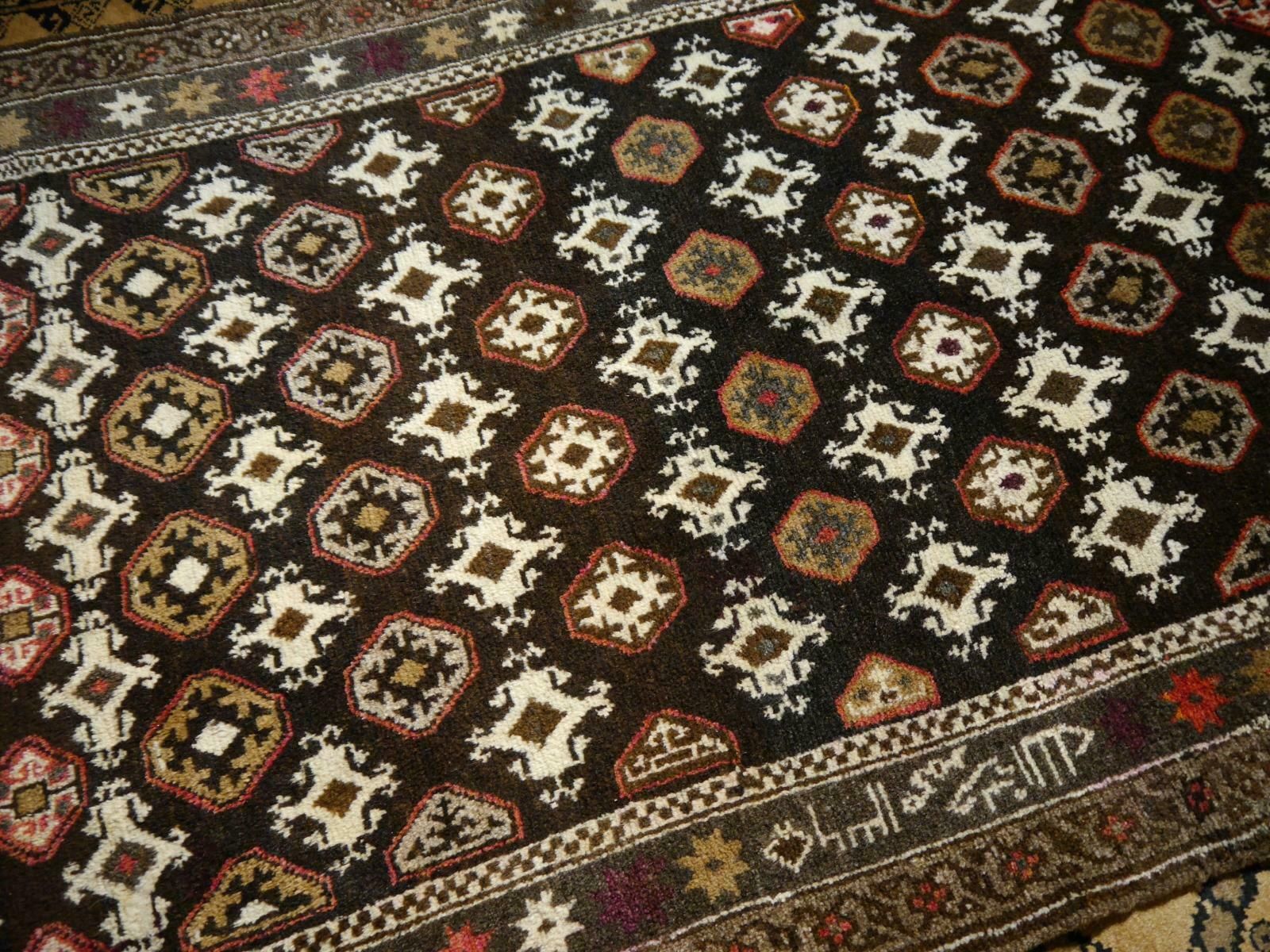 Karabagh Rug Hand Knotted In Azerbeijan, Midcentury photo buy