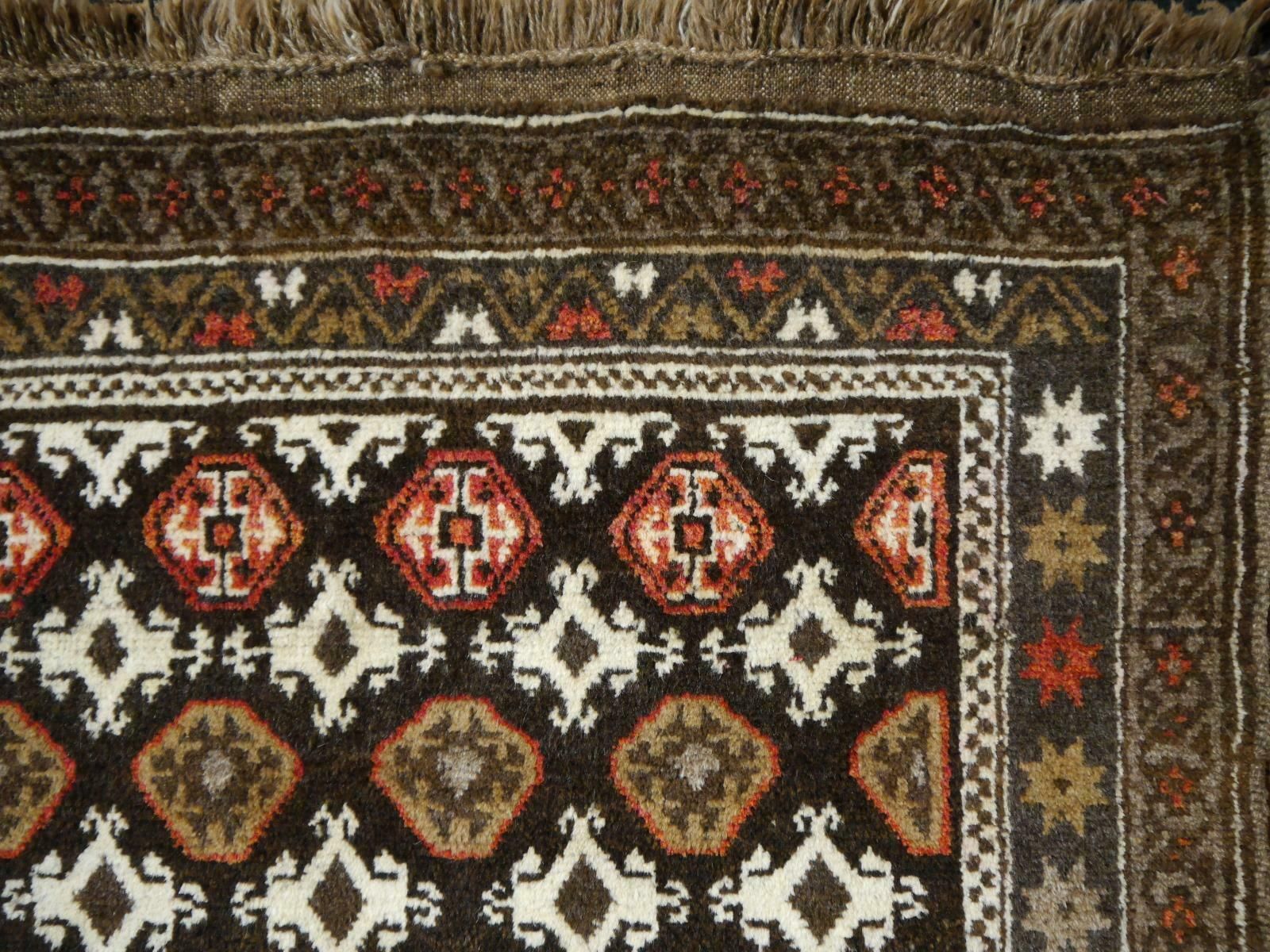 photo furniture Karabagh Rug Hand Knotted In Azerbeijan, Midcentury