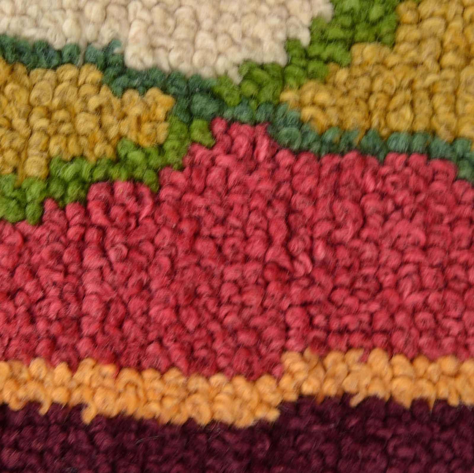 Mid Century Modern Art Rug, Hand Tufted In Wool photo 1500.0