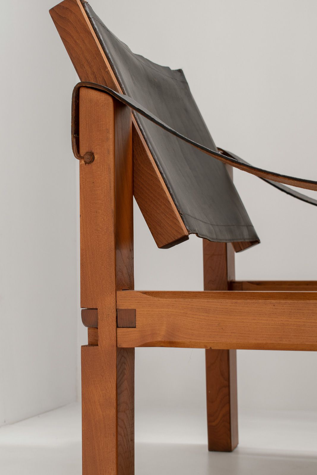 16460.0 Pair Of Pierre Chapo S10 Lounge Chairs, France, 1960s photo