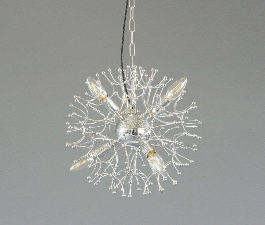 Mid Century Sputnik Pendant Light By Sciolari Circa 1960s photo furniture