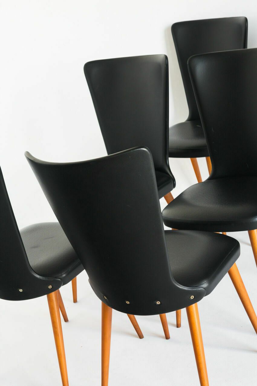 Set Of 6 Vintage Chairs, France 1960 photo vinterior