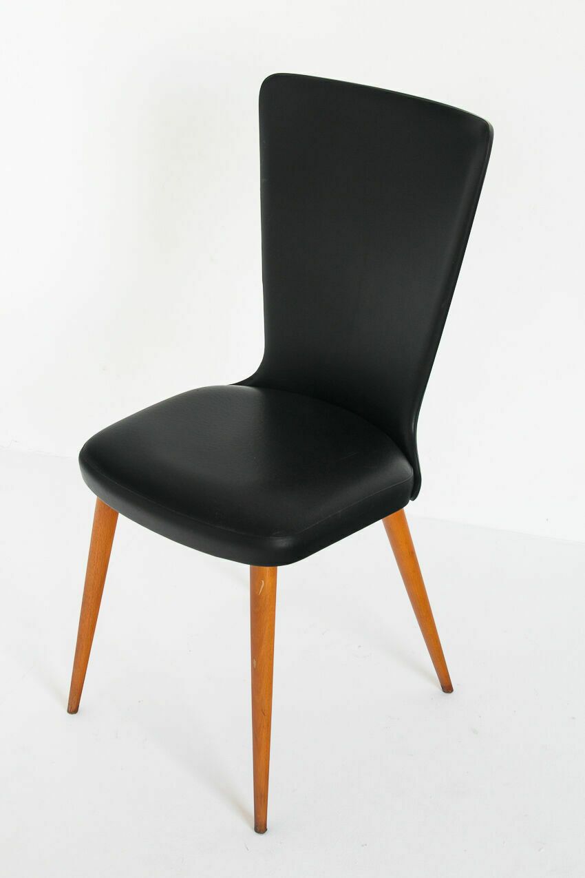 Furniture Set Of 6 Vintage Chairs, France 1960 photo