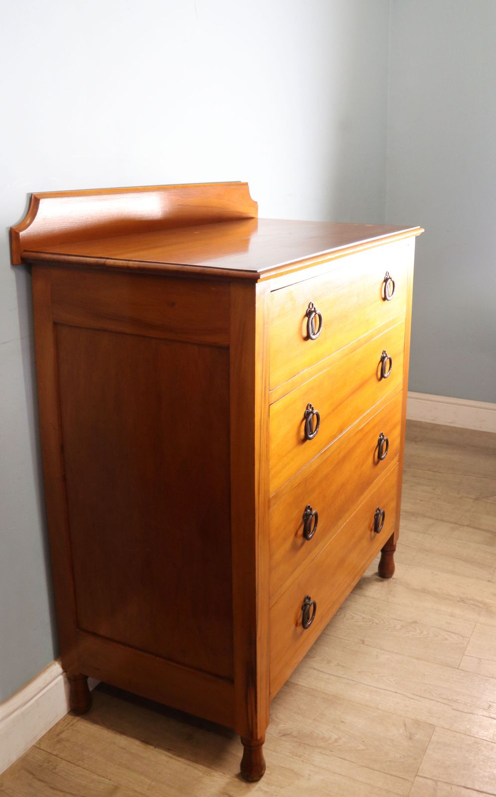 A Lovely Late Victorian American Walnut Chest. photo for sale