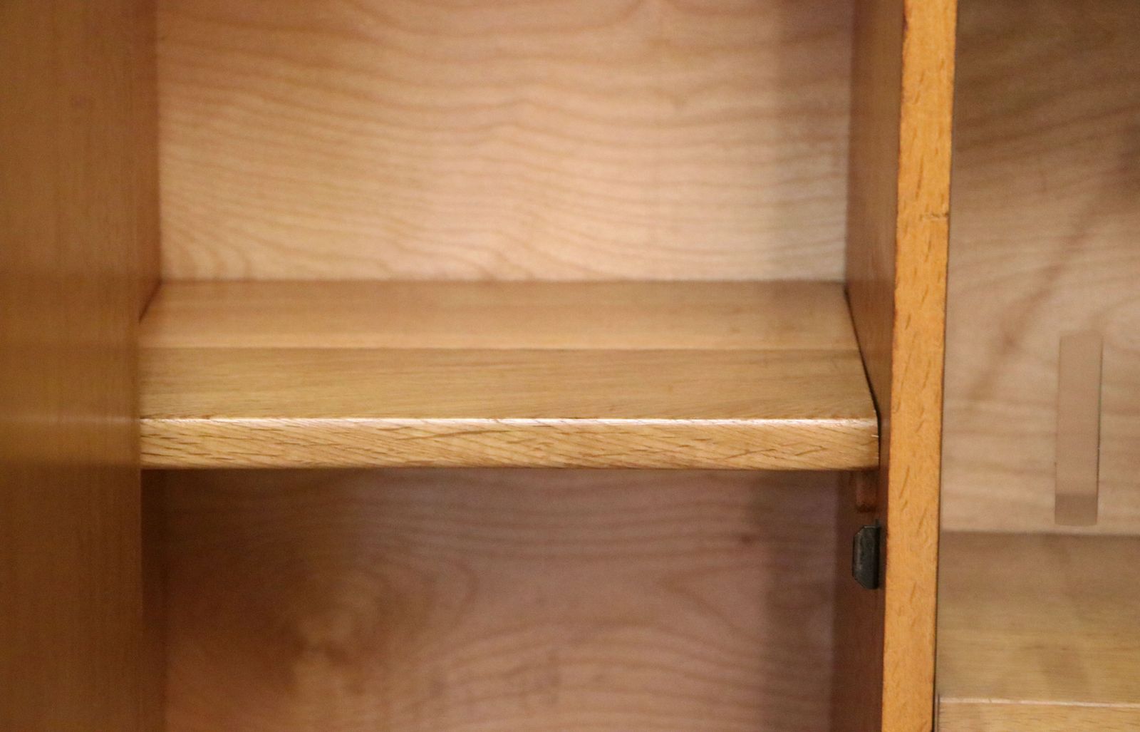 photo for sale A Mid Century Light Oak Veneered Bookcase Later Sign Written For The Granada Television