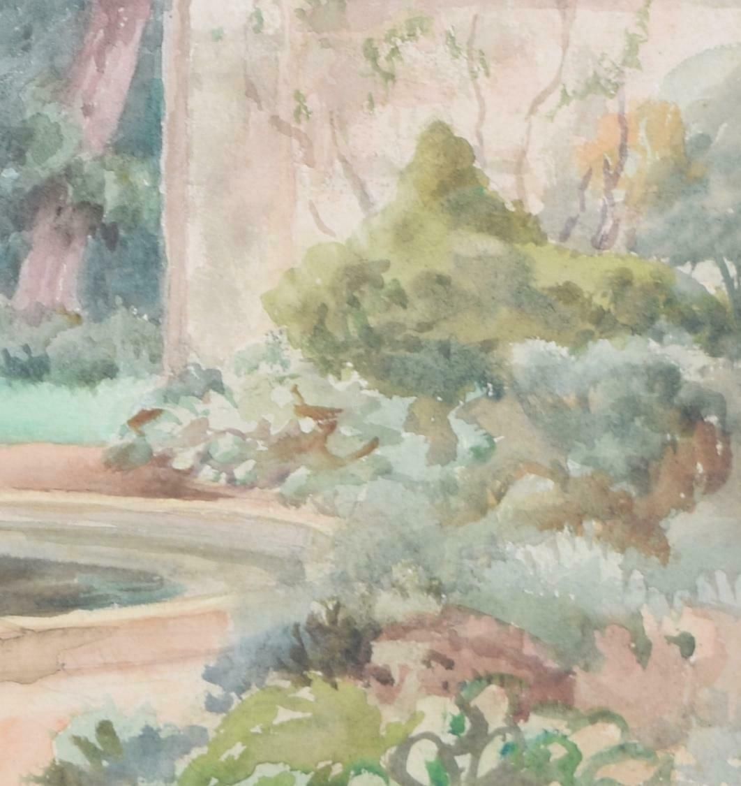 Margaret Waller University Of Oxford Botanic Garden Watercolour By Margaret Waller photo 950.0