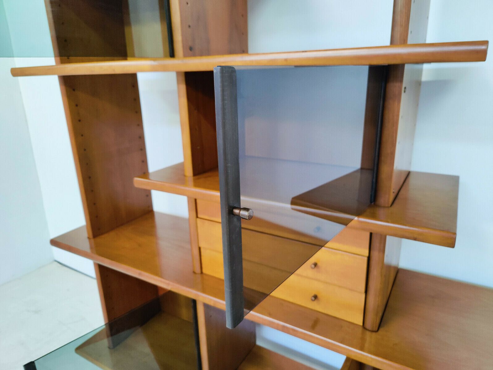 Italian Mid Century Modern Wall Unit By Saporiti photo vinterior