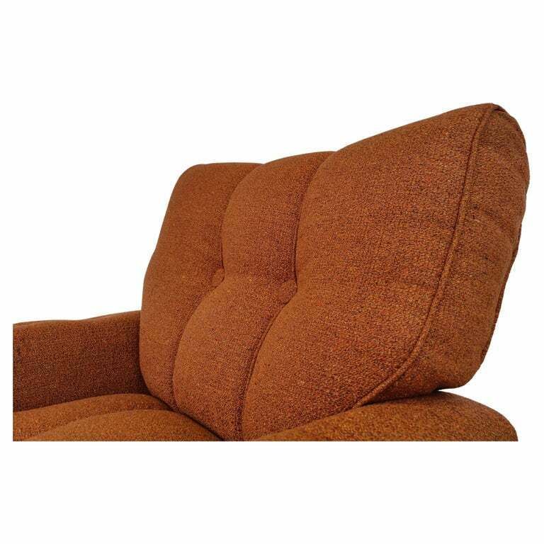 Pair Of Italian Orange Mid Century Modern Armchairs photo 4200.0